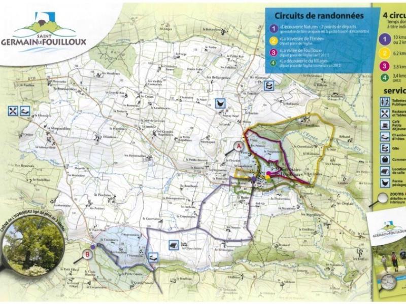 Les 4 circuits de randonnées
