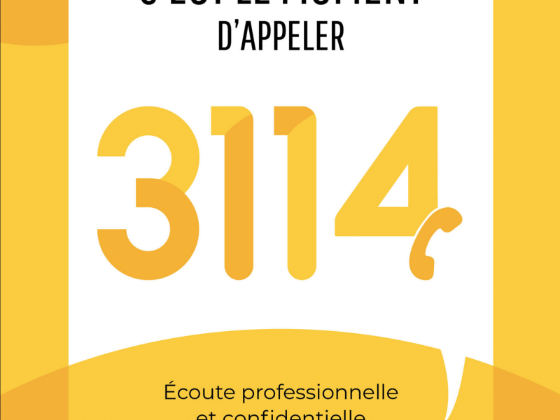 Numéro national de prévention suicide
